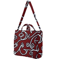 Ethnic Reminiscences Print Design Square Shoulder Tote Bag by dflcprintsclothing