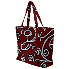 Ethnic Reminiscences Print Design Zip Up Canvas Bag by dflcprintsclothing