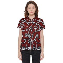 Ethnic Reminiscences Print Design Short Sleeve Pocket Shirt