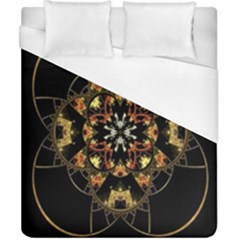 Fractal Stained Glass Ornate Duvet Cover (california King Size) by Sarkoni