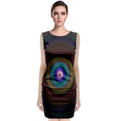 Artskop Kaleidoscope Pattern Classic Sleeveless Midi Dress by Sarkoni