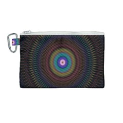 Artskop Kaleidoscope Pattern Canvas Cosmetic Bag (medium) by Sarkoni