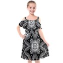 Mandala Calming Coloring Page Kids  Cut Out Shoulders Chiffon Dress View1