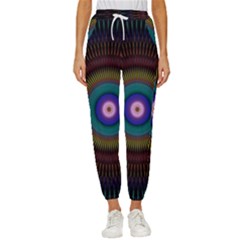 Artskop Kaleidoscope Pattern Women s Cropped Drawstring Pants by Sarkoni