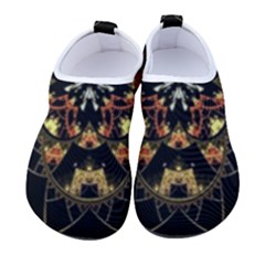 Fractal Stained Glass Ornate Men s Sock-style Water Shoes by Sarkoni