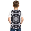 Kaleidoscope Mandala Art Kids  Basketball Tank Top View2