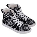 Kaleidoscope Mandala Art Men s Hi-Top Skate Sneakers View3