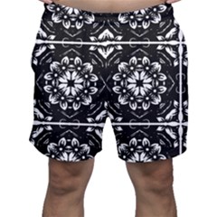 Kaleidoscope Mandala Art Men s Shorts by Sarkoni