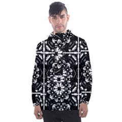 Kaleidoscope Mandala Art Men s Front Pocket Pullover Windbreaker by Sarkoni