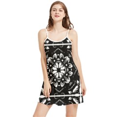 Kaleidoscope Mandala Art Summer Frill Dress by Sarkoni