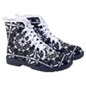 Kaleidoscope Mandala Art Kid s High-Top Canvas Sneakers View3