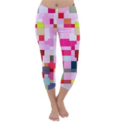 The Framework Paintings Square Capri Winter Leggings 