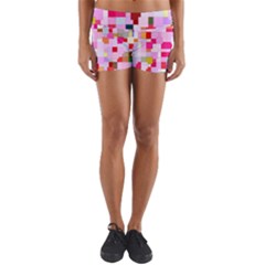 The Framework Paintings Square Yoga Shorts by Sarkoni