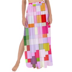 The Framework Paintings Square Maxi Chiffon Tie-up Sarong by Sarkoni