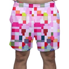 The Framework Paintings Square Men s Shorts by Sarkoni