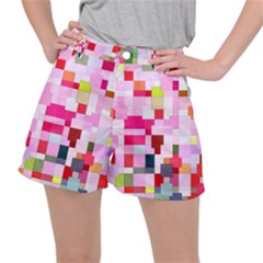 The Framework Paintings Square Women s Ripstop Shorts by Sarkoni