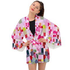 The Framework Paintings Square Long Sleeve Kimono