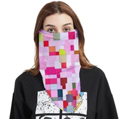 The Framework Paintings Square Face Covering Bandana (triangle) by Sarkoni