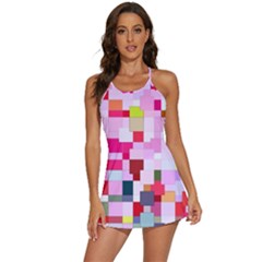 The Framework Paintings Square 2-in-1 Flare Activity Dress by Sarkoni