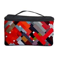 Maze Mazes Fabric Fabrics Color Cosmetic Storage Case by Sarkoni