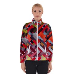 Maze Mazes Fabric Fabrics Color Women s Bomber Jacket by Sarkoni