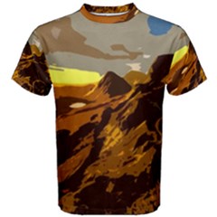 Scotland Monti Mountains Mountain Men s Cotton T-shirt by Sarkoni