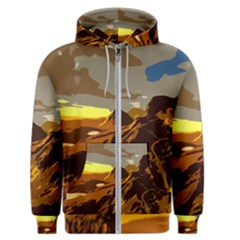 Scotland Monti Mountains Mountain Men s Zipper Hoodie by Sarkoni