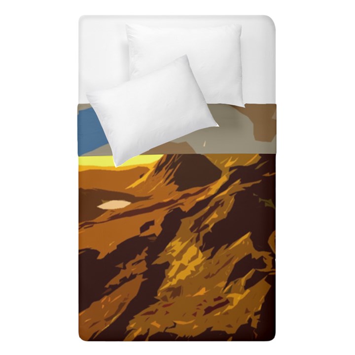 Scotland Monti Mountains Mountain Duvet Cover Double Side (Single Size)