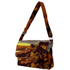 Scotland Monti Mountains Mountain Full Print Messenger Bag (s) by Sarkoni