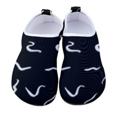 Scribbles Lines Drawing Picture Men s Sock-style Water Shoes