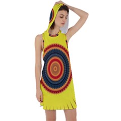 Art Decoration Wallpaper Bright Racer Back Hoodie Dress by Sarkoni