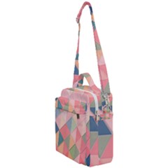 Background Geometric Triangle Crossbody Day Bag by Sarkoni