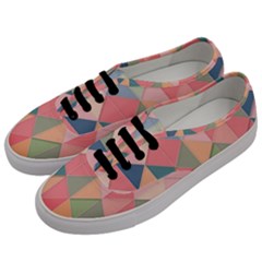 Background Geometric Triangle Men s Classic Low Top Sneakers by Sarkoni