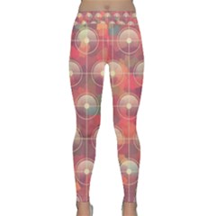 Colorful Background Abstract Classic Yoga Leggings by Sarkoni