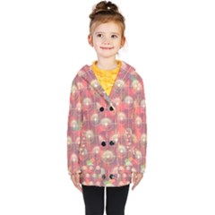 Colorful Background Abstract Kids  Double Breasted Button Coat by Sarkoni