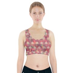 Colorful Background Abstract Sports Bra With Pocket by Sarkoni