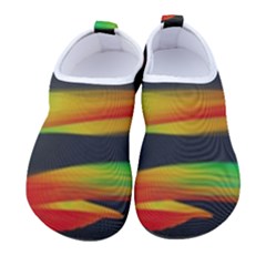 Colorful Background Men s Sock-style Water Shoes