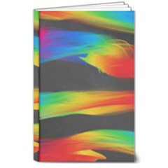 Colorful Background 8  X 10  Hardcover Notebook by Sarkoni