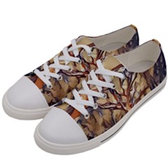 Tree Forest Woods Nature Landscape Women s Low Top Canvas Sneakers by Sarkoni