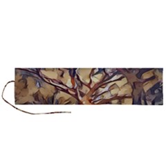 Tree Forest Woods Nature Landscape Roll Up Canvas Pencil Holder (l) by Sarkoni