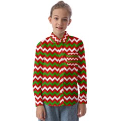 Christmas Paper Scrapbooking Pattern Kids  Long Sleeve Shirt by Sarkoni