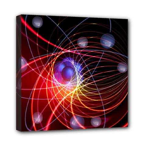 Physics Quantum Physics Particles Mini Canvas 8  X 8  (stretched) by Sarkoni