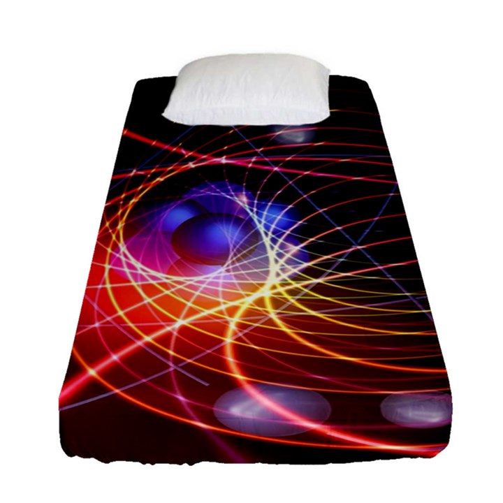 Physics Quantum Physics Particles Fitted Sheet (Single Size)