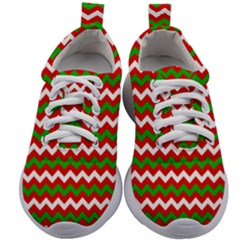 Christmas Paper Scrapbooking Pattern Kids Athletic Shoes