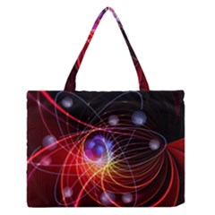 Physics Quantum Physics Particles Zipper Medium Tote Bag by Sarkoni