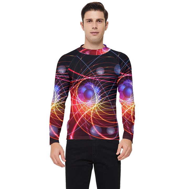 Physics Quantum Physics Particles Men s Long Sleeve Rash Guard