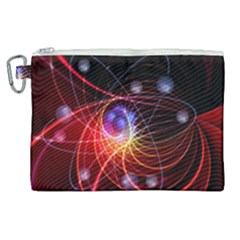 Physics Quantum Physics Particles Canvas Cosmetic Bag (xl) by Sarkoni