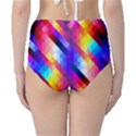 Abstract Background Colorful Pattern Classic High-Waist Bikini Bottoms View2