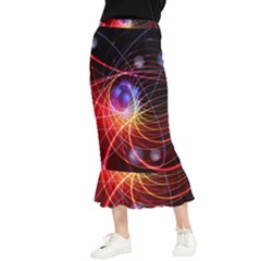 Physics Quantum Physics Particles Maxi Fishtail Chiffon Skirt