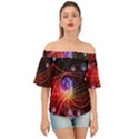 Physics Quantum Physics Particles Off Shoulder Short Sleeve Top View1